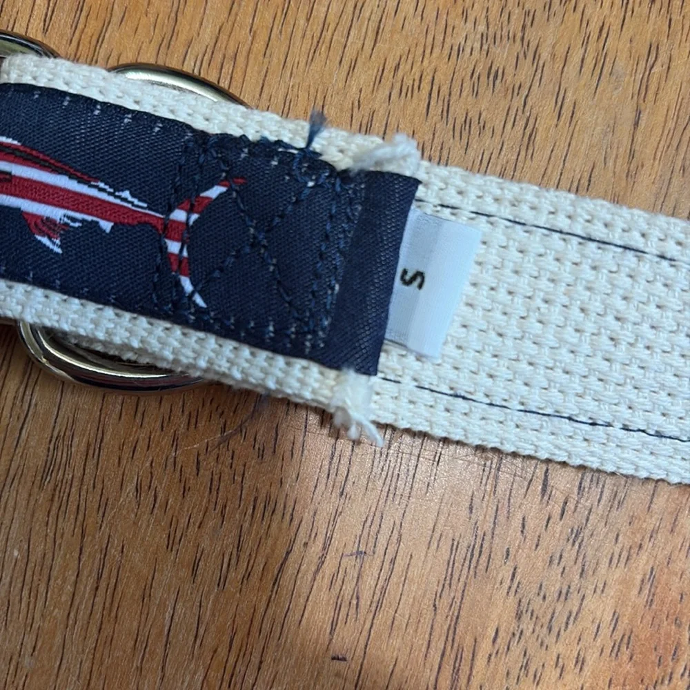 NWT boys Moonshine Belt USA Fish on Navy